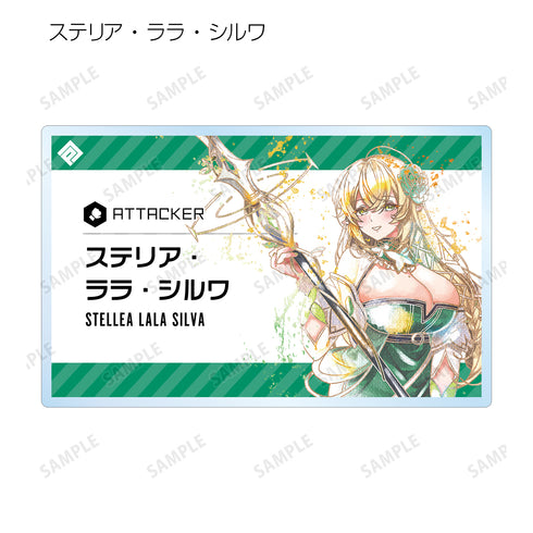 『#コンパス 戦闘摂理解析システム』トレーディング Ani-Art aqua label アクリルネームプレート ver.D(全9種) BOX